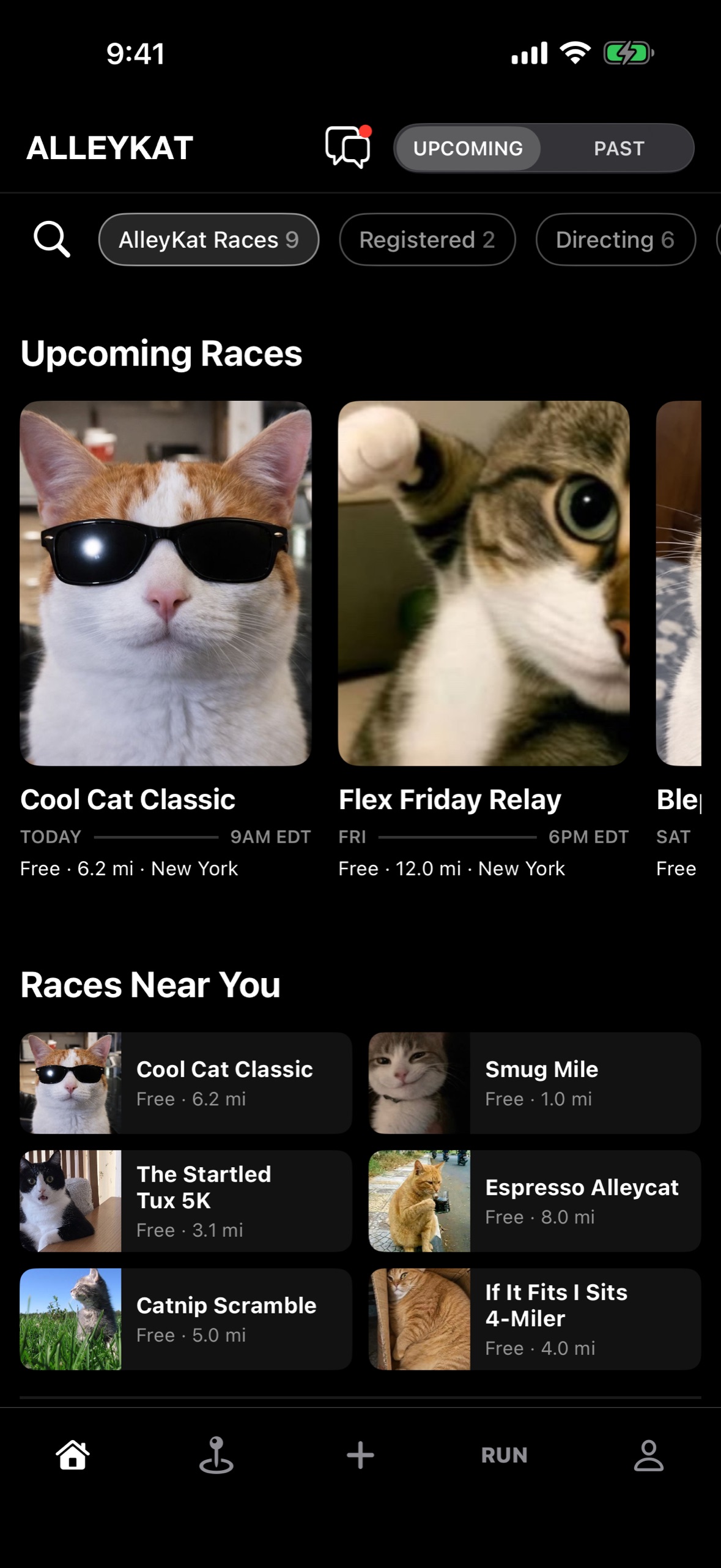 ALLEYKAT app